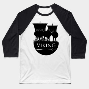 Viking Landing Baseball T-Shirt